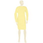 BeeSana® PP/PE-Kittel - Karton 10 x 10 Stück gelb, 136 x 136 cm - 4698