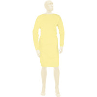 BeeSana® PP/PE-Kittel - Karton 10 x 10 Stück gelb, 136 x 136 cm - 4698