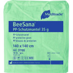 BeeSana® PP-Schutzmantel - Karton 10 x 10 Stück grün, 140 x 140 cm - 3700