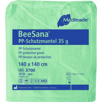 BeeSana® PP-Schutzmantel - Karton 10 x 10 Stück grün, 140 x 140 cm - 3700