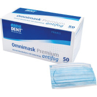 Omnimask Premium antifog - Packung 50 Stück mit Gummizug, blau - 215196