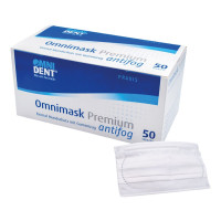 Omnimask Premium antifog - Packung 50 Stück mit Gummzug, weiß - 215201