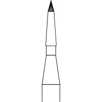 HM Keramik Finierer TC851 - Packung 5 Stück 16-kant, FG, Figur 162, 1 mm, ISO 008 - TC851.K.314.008