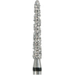 Turbo Diamanten T879K - Packung 5 Stück schwarz supergrob, FG, Figur 299 Torpedo konisch, 10 mm, ISO 016 - T879K.314.016SC