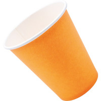 smart Mundspülbecher Hartpapier - Karton 1.000 Stück orange - 215344