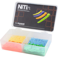 NiTin Keile - Kit 400 Stück (blau, grün, orange, gelb) - NTK4 NiTin Keile - Kit 400 Stück (blau, grün, orange, gelb) - NTK4