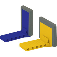 RWT® Bissplatten - Packung 8 Bissplatten (4 x Posterior, gelb, 4 x Anterior blau) - 05478S