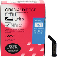 GC GRADIA® DIRECT - csomag 20 x 0,28 g Unitip Posterior NT - 2002 GC GRADIA® DIRECT - csomag 20 x 0,28 g Unitip Posterior NT - 2002