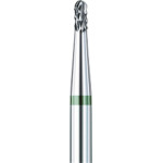 Kronentrenner 34D - Packung 6 Stück Diamantverz., grün, FG, Figur 138 rund, 2 mm, ISO 010 - 021371