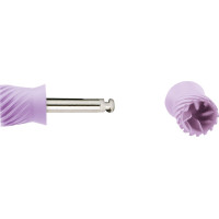 Young™ Prophylaxekelch Turbo Plus - Packung 144 Stück lila, kurz, weich, Latch Type - 295867