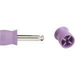 Young™ Prophylaxekelch Petite Web - Packung 144 Stück lila kurz, weich, Latch Type - 295868