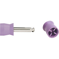 Young™ Prophylaxekelch Petite Web - Packung 144 Stück lila kurz, weich, Latch Type - 295868