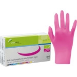 smart Nitrilhandschuhe light - Packung 100 Stück puderfrei, magenta, L - 216062