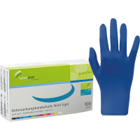 smart Nitrilhandschuhe light - Packung 100 Stück puderfrei, cobalt, S - 216068