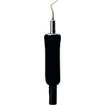 Ultra Waxer Heizspitze - Stück 1/2 Hollenback kurz, schwarz - 35173