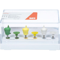 Jiffy™ Original Composite System - Adjusting & Polishing Kit 9 Polierer (grob, mittel, fein), RA - 7023