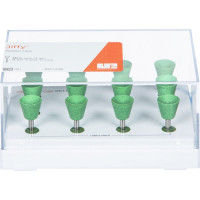 Jiffy™ Original Composite System - Packung 12 Stück grün grob, RA, Figur Kelch - 7011