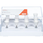Jiffy™ Original Composite System - Packung 12 Stück weiß fein, RA, Figur Kelch - 7013