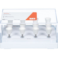 Jiffy™ Original Composite System - Packung 12 Stück weiß fein, RA, Figur Kelch - 7013
