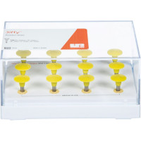 Jiffy™ Original Composite System - Packung 12 Stück gelb mittel, RA, Figur Diskette - 7016