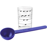 Cavex Puderlöffel + Messbecher - Packung 1 Puderlöffel, 1 Messbecher - AT076-01