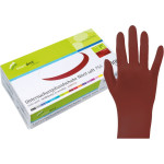 smart Nitrilhandschuhe Soft PF - Packung 100 Stück puderfrei, weinrot, L - 216221