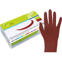 smart Nitrilhandschuhe Soft PF - Packung 100 Stück puderfrei, weinrot, L - 216221