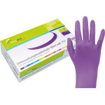 smart Nitrilhandschuhe Soft PF - Packung 100 Stück puderfrei, dunkel lila, M - 216224