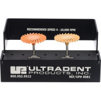 Jiffy™ Universal Natural - Extraoral Polishing Kit 2 Stück (1 mittel, 1 fein), RA, 26 mm, 1 Alu Block - 6081-1