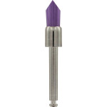 Nylon Polierbürsten Smart - Packung 100 Stück lila, mittel, spitze Form, RA - KS/PUNRA002