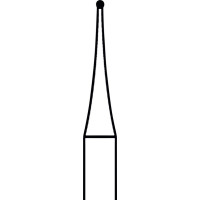 Stahlbohrer 1 - Packung 5 Stück RA, Figur 001, Kugel, ISO 006 - 1.204.006
