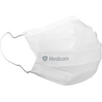 Medicom® SafeMask® Standard - Packung 50 Stück weiß, mit Ohrschlaufe - 2119-30