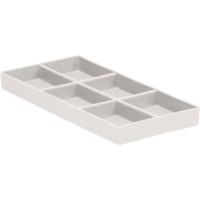 Cabinet Tray Nr. 20 - Stück 6-Fächer, 9,2 x 19,7 cm, weiß - 20Z206A