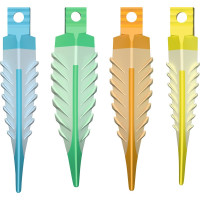 Strata-G™ Teilmatrizen-Keile - Set 200 Stück (50 x blau, 50 x grün, 50 x orange, 50 x gelb) - SGK4-M Strata-G™ Teilmatrizen-Keile - Set 200 Stück (50 x blau, 50 x grün, 50 x orange, 50 x gelb) - SGK4-M