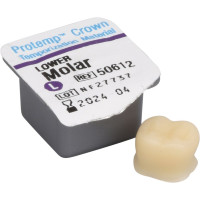 Protemp™ Crown - 5 darabos csomag, unterer Molar L, 1 Stückmesslehre - 50612
