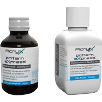 pattern eXpress® - Laborpackung 100g Pulver rot, 100ml Flüssigkeit inklusive Zubehör - 1-848-010-11 pattern eXpress® - Laborpackung 100g Pulver rot, 100ml Flüssigkeit inklusive Zubehör - 1-848-010-11