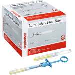 Ultra Safety Plus Twist - Packung 100 Injektionssysteme, 1 Mehrweghandstück, Gr. G27 lang 0,4 mm x 35 mm - 10267B
