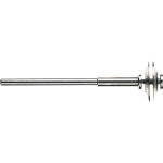 TOPDENT Tellermandrell - Packung 12 Stück, Kopf Ø 14 mm mit verstärkter Flansche - 21809