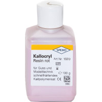 Kallocryl® Resin - Flasche 100 g Pulver rot - 1689