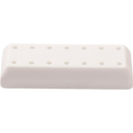 Fúrótartó, négyszögletű, fehér, 1 darab