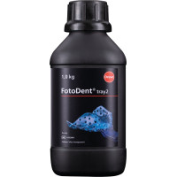 FotoDent® tray2 - Flasche 1 kg 385/405 nm, blau-transparent - D353001