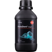 FotoDent® tray2 - Flasche 1 kg 385/405 nm, grün-transparent - D353002