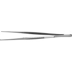 Chirurgische Pinzette nach Semken - Stück 1 x 2 Zähne, 150 mm,  gerade - AESSTSEMTS