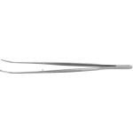 Chirurgische Pinzette nach Semken - Stück 1 x 2 Zähne, 150 mm,  gebogen - AESSTSEMTC