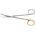 Präparationsschere nach Metzenbaum SuperCut - Stück 14 cm, fein, abgerundet, kurz - AESSMETSSC