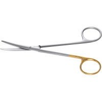 Präparationsschere nach Metzenbaum SuperCut - Stück 14 cm, fein, abgerundet, kurz - AESSMETSSC