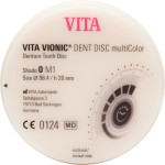 VITA VIONIC® DENT DISC multiColor - Stück Ø 98,4 mm, H 20 mm, 0M1 - AD0M19820