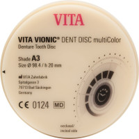 VITA VIONIC® DENT DISC multiColor - Stück Ø 98,4 mm, H 20 mm, A3 - ADA39820