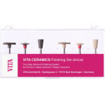 VITA CERAMICS Polishing clinical - Packung 6 Hochglanzpolierer grau, Kelch, VI-W7D - ERWW7D6