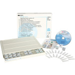 Protemp™ Crown - Intro Kit 42 Kronen, 1 Kronenschubfach, Etiketten, 2 x 10 Kronenmesslehren, 1 Anleitung - 50600